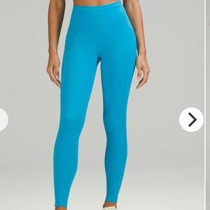$128 Lululemon Swift Speed High-Rise Tight 28" *Brushed Luxtreme Turquoise Tide